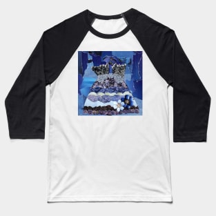 Frozen - peacock collage Baseball T-Shirt